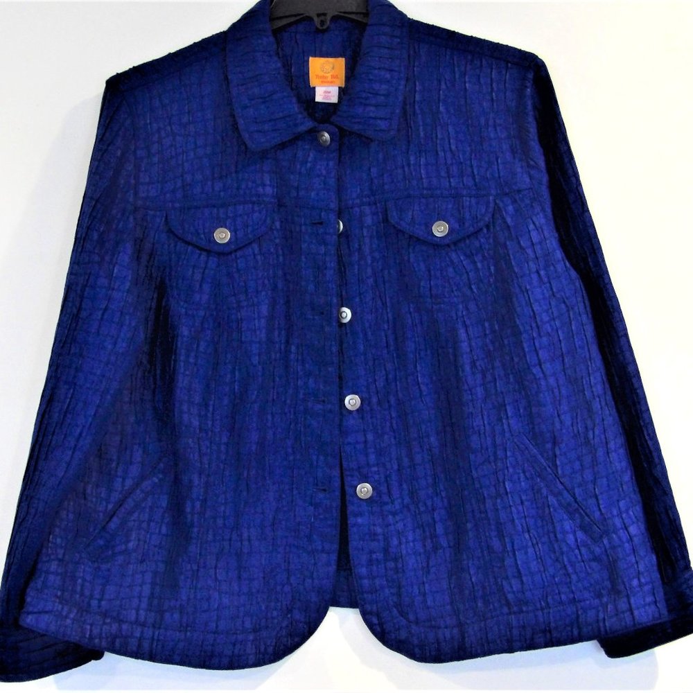 WOMEN'S RUBY RD ROYAL BLUE JACKET